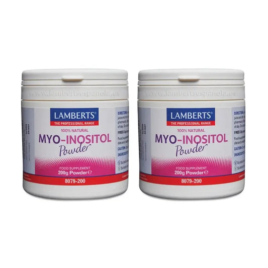 Lamberts Myo Inositol Pulver 100% natürlich, 2X200 Gr