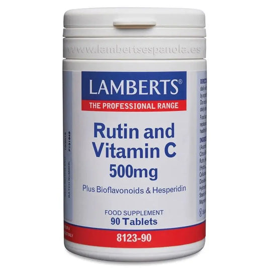 Lamberts Rutin & Vitamin C 500 mg + Bioflavonoids, 90 tablets