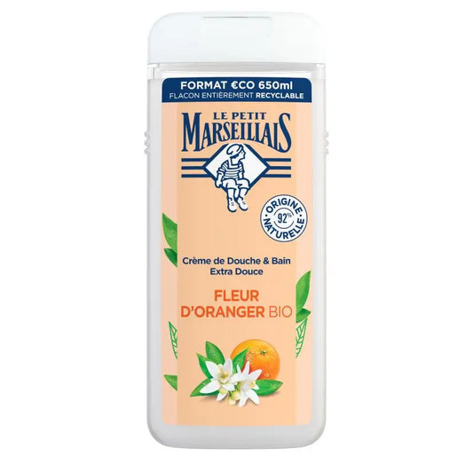Le Petit Marseillais Extra Gentle Body Shower Gel, Organic Orange Blossom , 650 ml