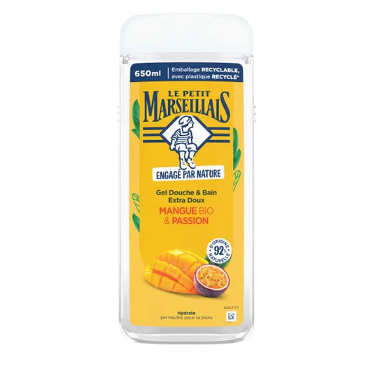 Le Petit Marseillais Extra-mildes Duschgel mit Bio-Mango und Maracuja, 650 ml