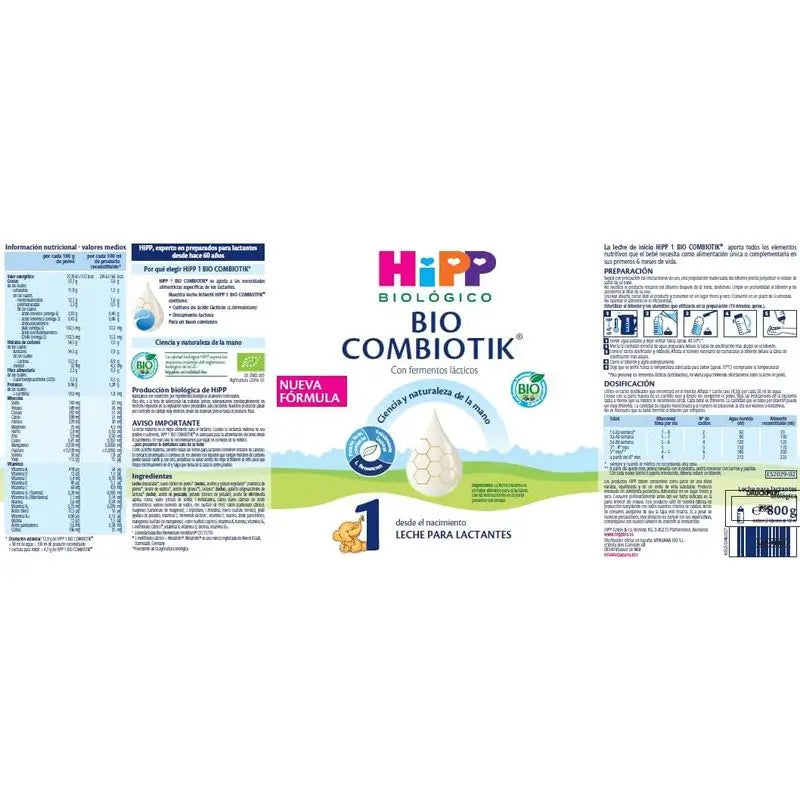 Hipp Combiotik 1, Starter-Milch, 800 g
