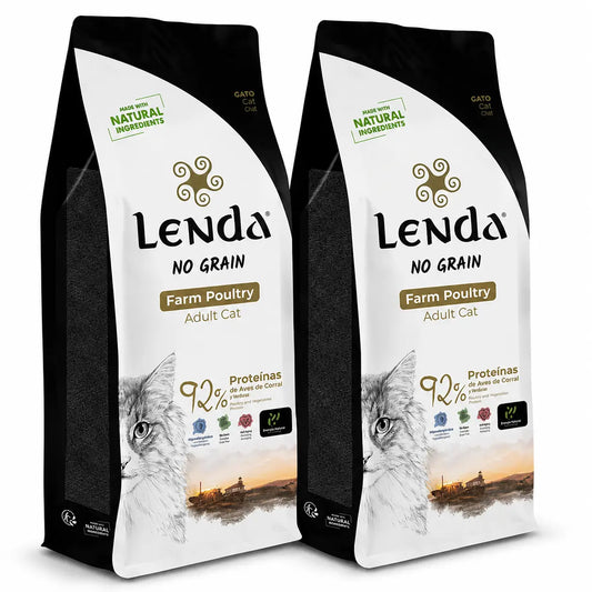 Lenda Cat Geflügel getreidefrei, 2 X 2 kg
