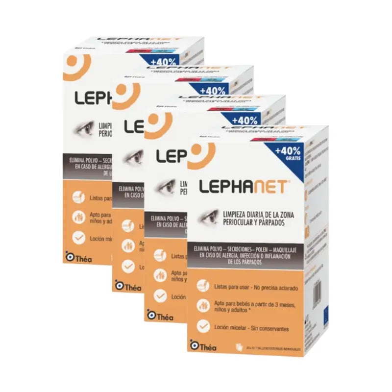 Lephanet Reinigungstücher, Packung 4 x 42 Stück.