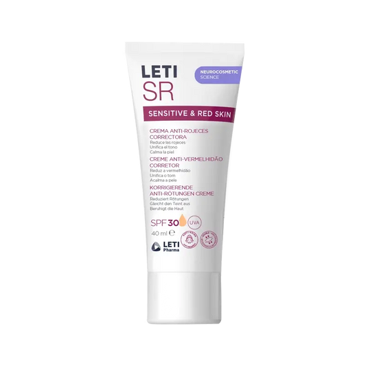 Leti Sr Antiredness Korrekturcreme Spf30 mit Farbe , 40 ml