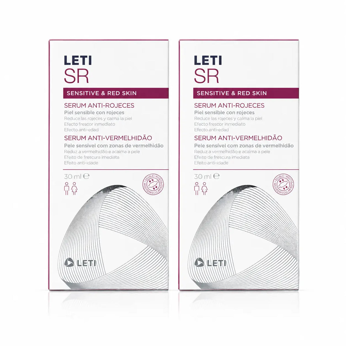 Leti SR Anti-Rötungen Serum, 30 ml Packung 2