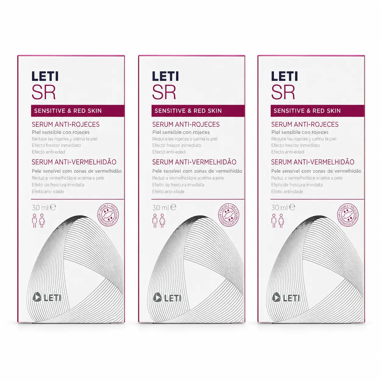 Leti SR Anti-Rötungen Serum, 30 ml Packung 3