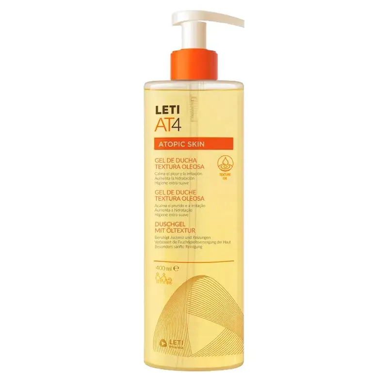 Letiat4 Leti At4 Duschgel mit Öltextur, 400 ml