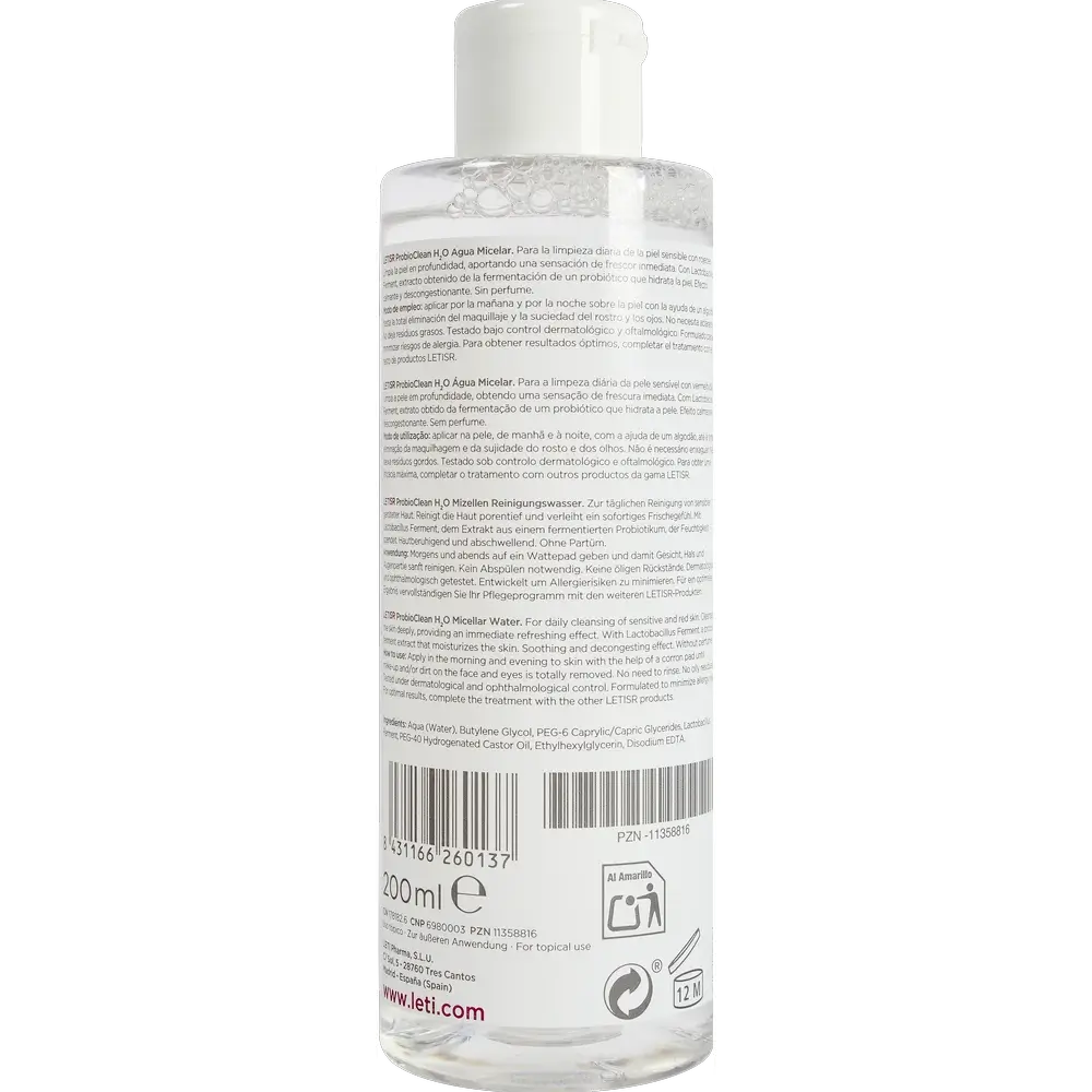 Leti SR Probioclean Micellar Wasser, 200 ml