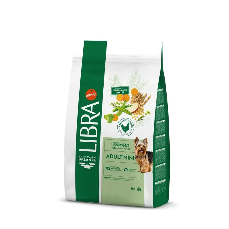 Libra Canine Adult Mini Huhn 8Kg, Hundefutter für Hunde