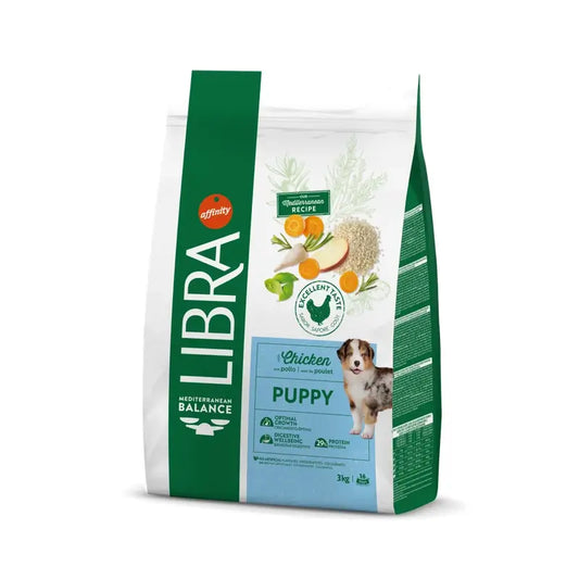 Libra Canine Puppy Chicken 3Kg, Hundefutter für Hunde