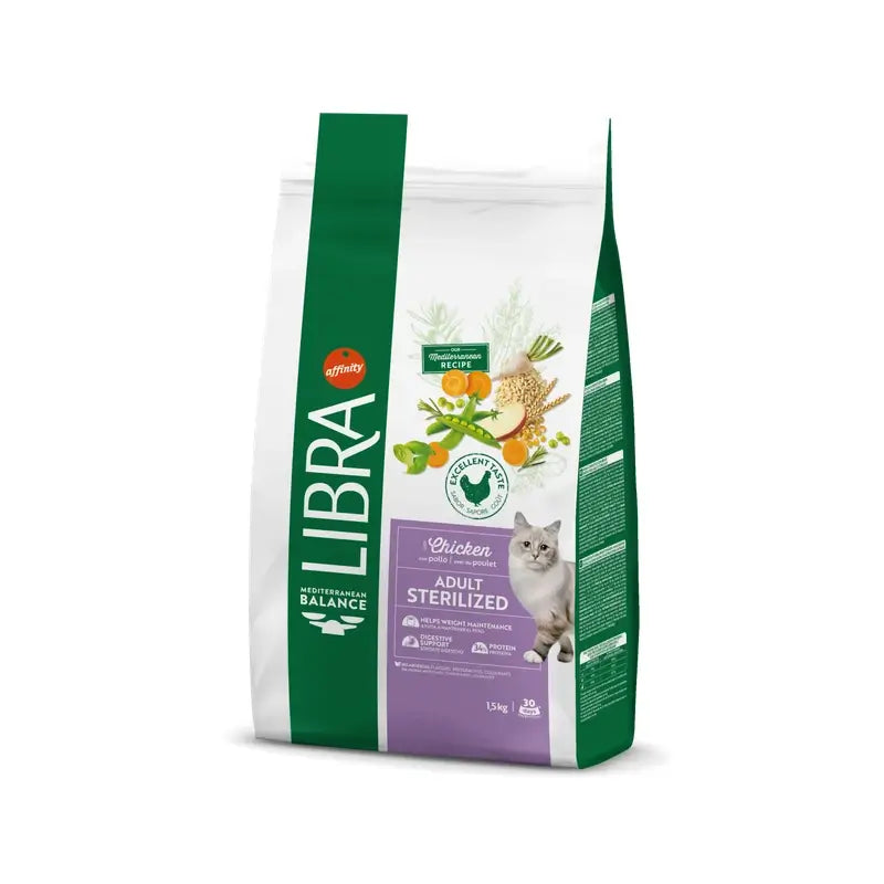 Libra Feline Adult Sterilisiert 1,5Kg, Katzenfutter