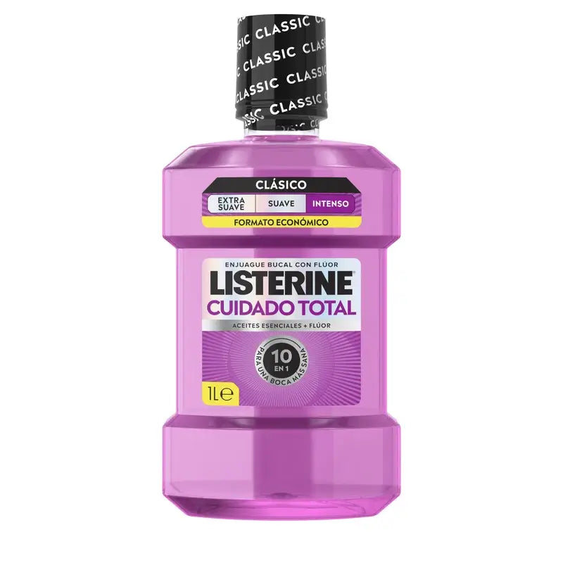 Listerine Total Care Mundspülung, Pfefferminzgeschmack, 1L