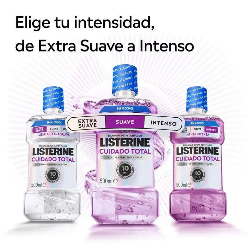 Listerine Total Care Mundspülung, Pfefferminzgeschmack, 1L