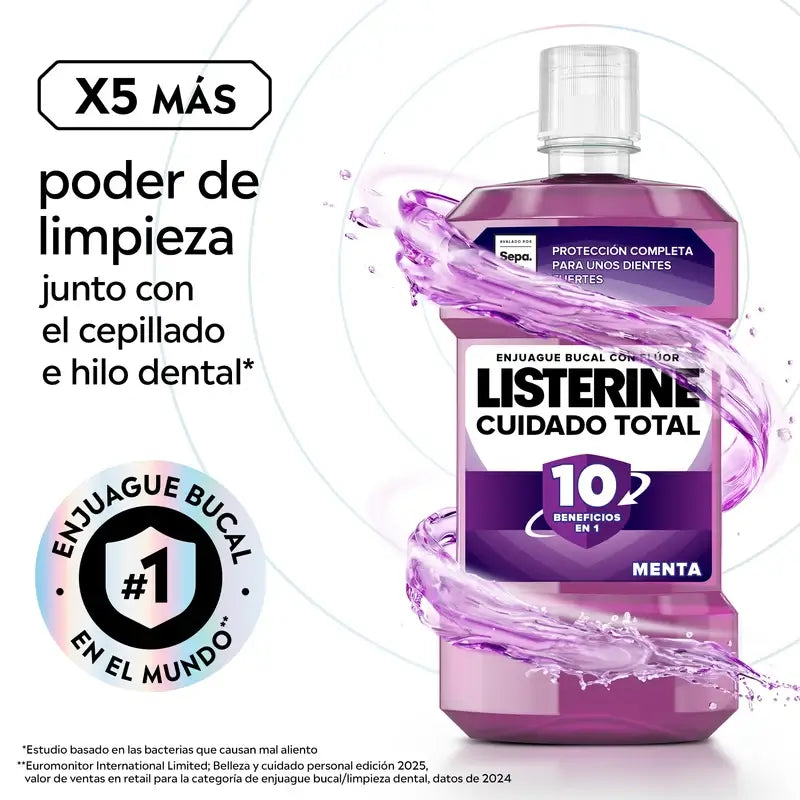 Listerine Total Care Mundspülung Minzgeschmack, 500 ml