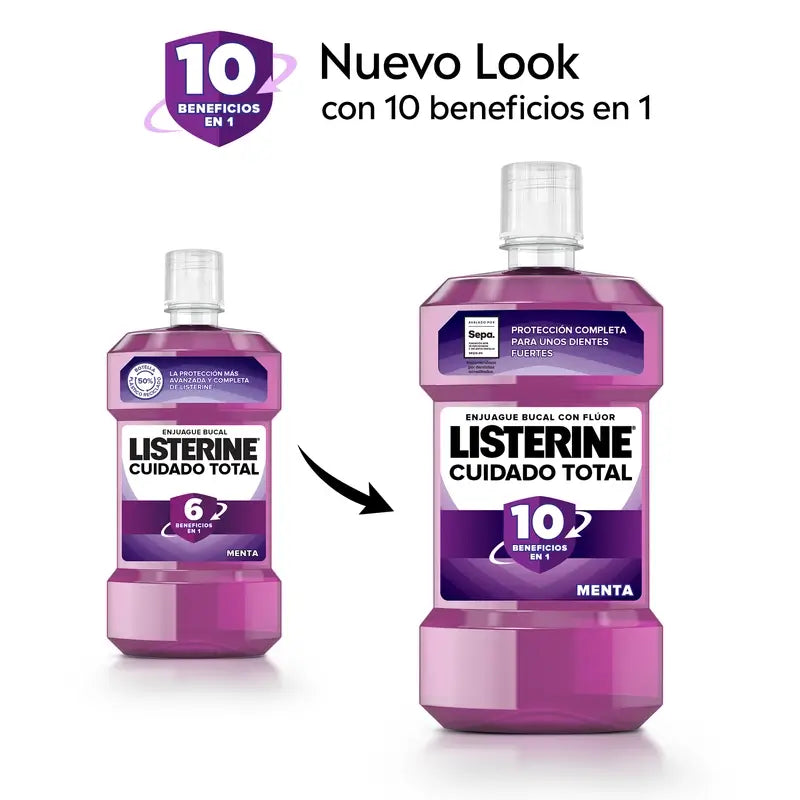 Listerine Total Care Mundspülung Minzgeschmack, 500 ml