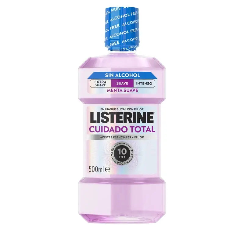 Listerine Total Care Mildes Aroma - alkoholfreies Mundwasser, 500 ml