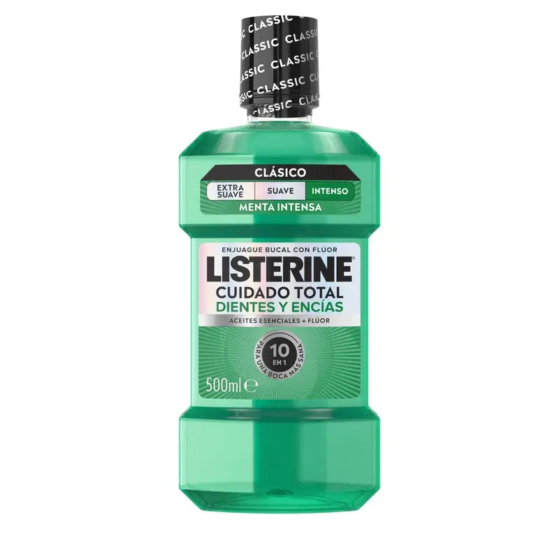 Listerine Zahn- & Zahnfleischschutz Mundwasser Fresh Mint, 500 Ml