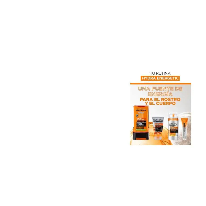 L'Oréal Paris Men Expert Hydra Energetic 24H Anti-Müdigkeit Feuchtigkeitscreme für Männer mit Vitamin C und Protein - 50 ml