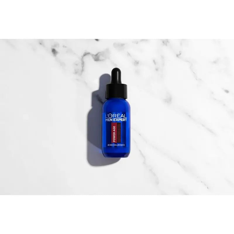 L'Oréal Paris Men Expert Power Age Serum: Anti-Ageing mit Hyaluronsäure, mindert Falten