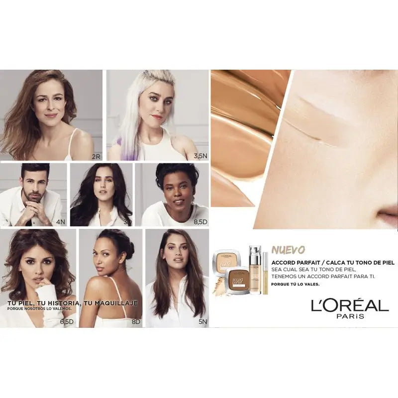 L'Oréal Paris Accord Parfait 1N Ivoire Leichte Haut Flüssiger Concealer 6,8 Ml