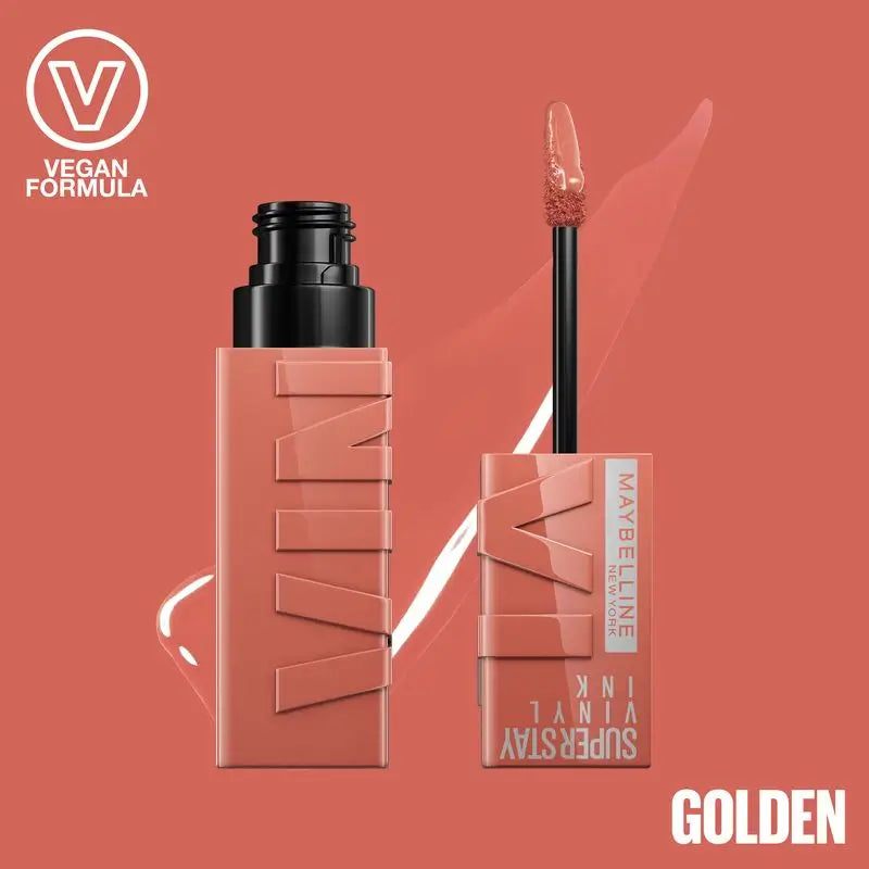 Maybelline New York Superstay Vinyl Ink Lippenstift 105 Golden