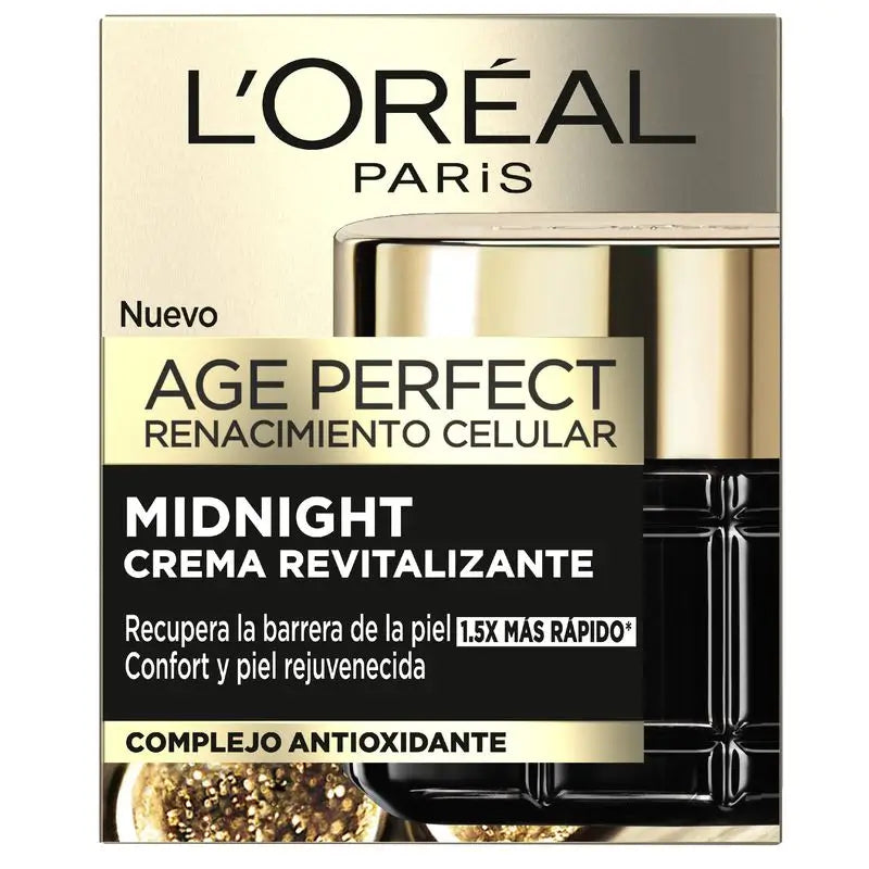 L'Oréal Paris Age Perfect Cellular Renaissance: Revitalisierende Creme mit Antioxidantien-Komplex, 50 ml