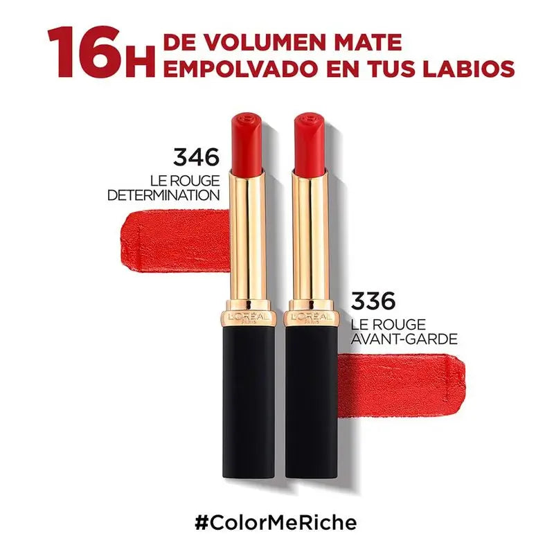L'Oréal Paris Lippenstift Color Riche Intensives Volumen Matte Farbton 346 Rouge Determin