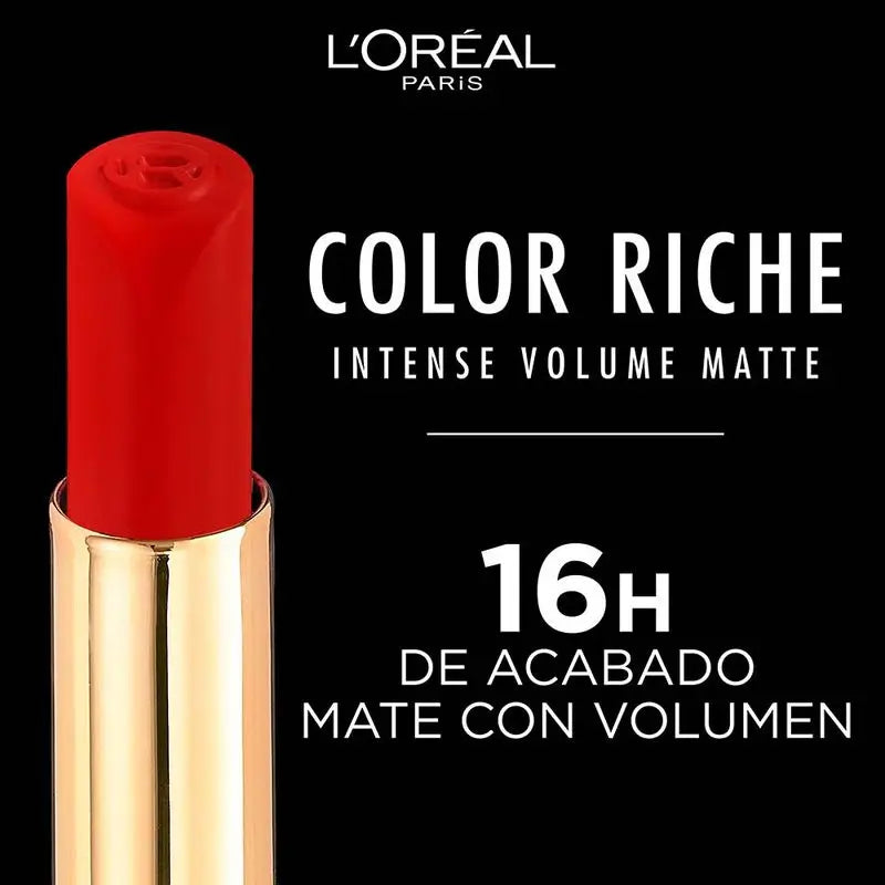 L'Oréal Paris Lippenstift Color Riche Intensives Volumen Matte Farbton 346 Rouge Determin
