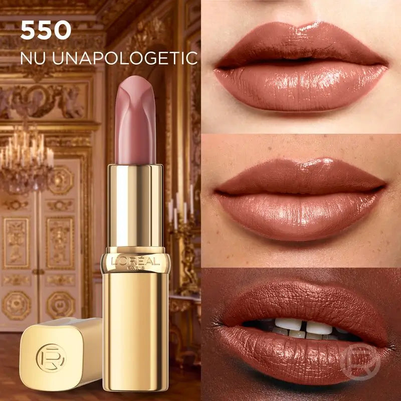 L'Oréal Paris Lippenstift Color Riche Nudes Of Worth Satin Shade 550 Nude Unapologetic