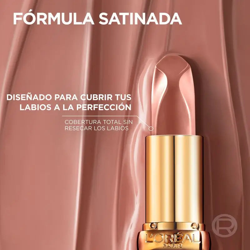 L'Oréal Paris Lippenstift Color Riche Nudes of Worth Satin Shade 601 Worth It