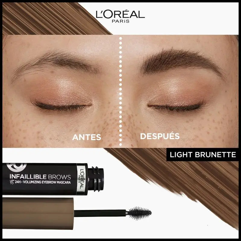 L'Oréal Paris Brauenkünstler Pflaume&Set Brauenwimperntusche 108 Dunkelbrünett
