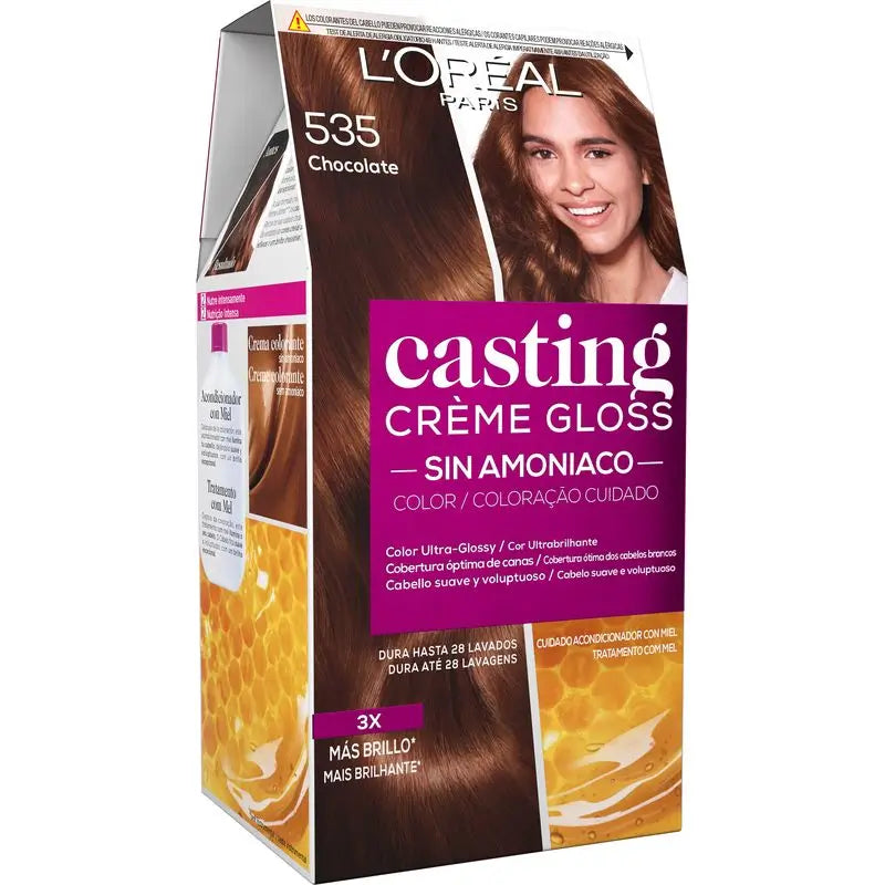 L'Oréal Paris Casting Creme Gloss Farbe Bad 535 Schokolade