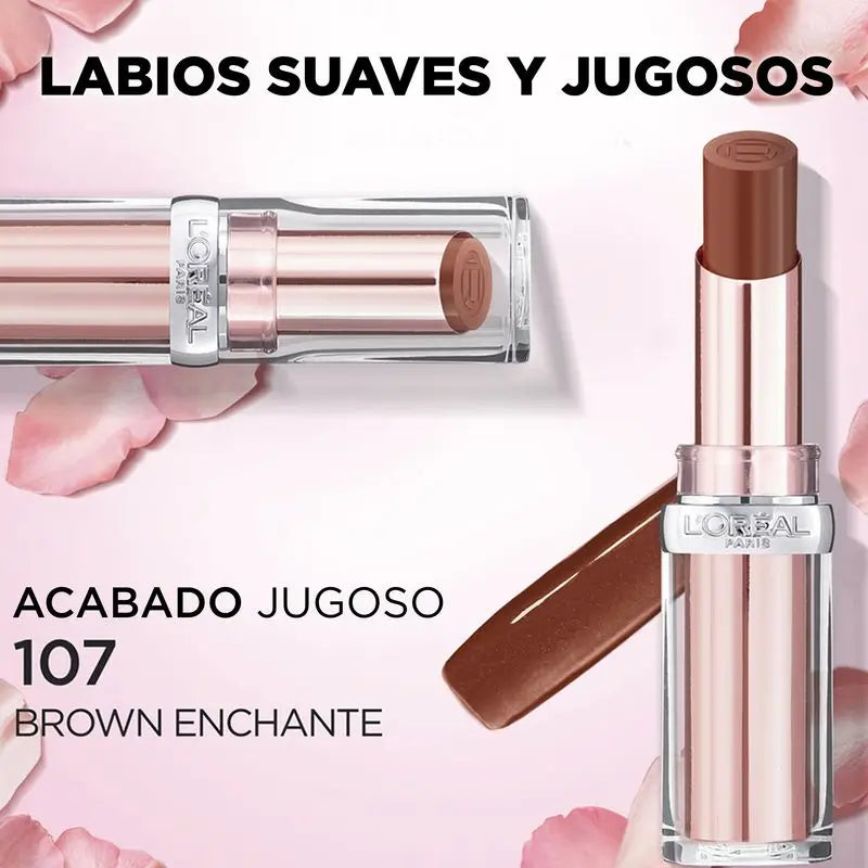 L'Oréal Paris Color Riche Shine Feuchthaltender Lippenstift mit Glanz 107