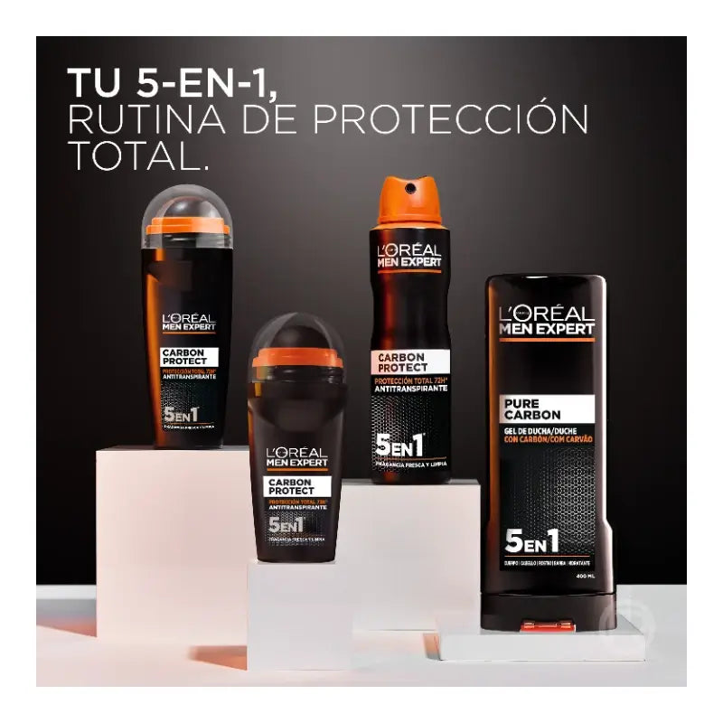 L'Oreal Paris Deodorant Roll-On, Total Protection 48H, Für Männer, 50 ml