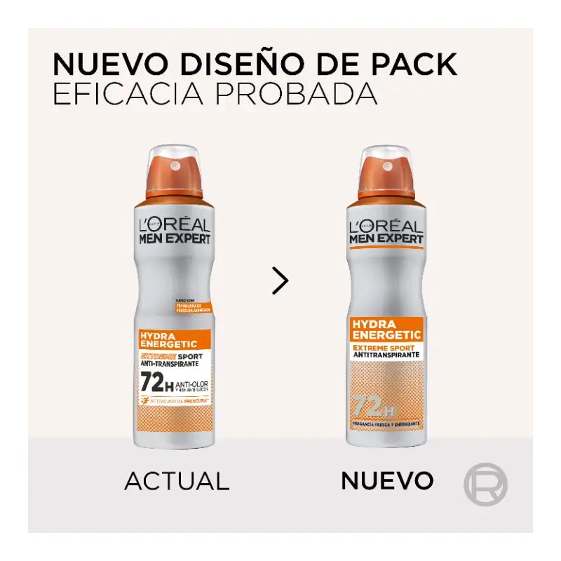 L'Oreal Paris Hydra Energetic Sport Deodorant Spray für Männer 150 ml