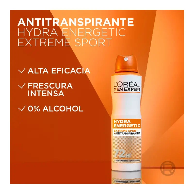 L'Oreal Paris Hydra Energetic Sport Deodorant Spray für Männer 150 ml