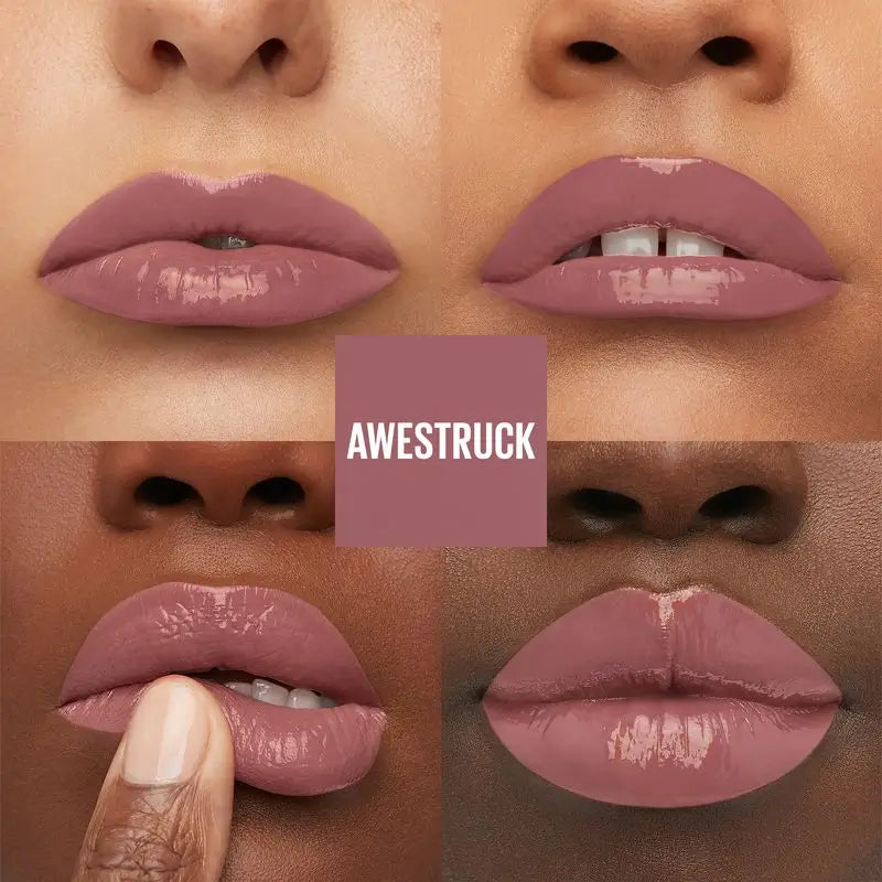 Maybelline New York Superstay Vinyl Ink Lippenstift, Farbton 110 Awestruck