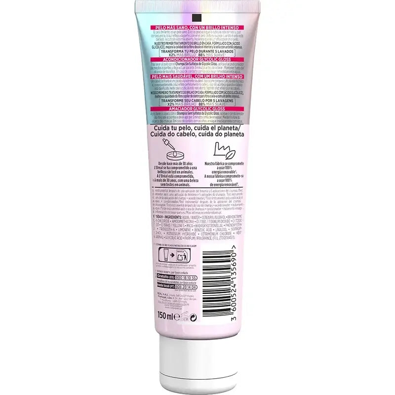 L'Oréal Paris Elvive Glycolic Gloss Conditioner Glycolsäure Glycolic Conditioner Weiches & glänzendes Haar