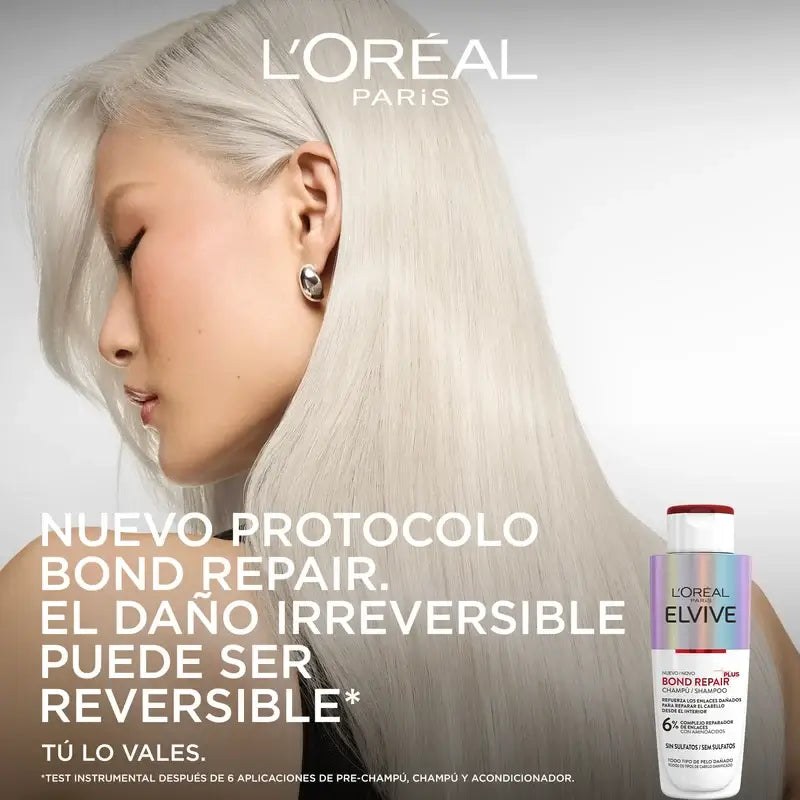 L'Oréal Paris Elvive Bond Repair Plus Kräftigendes Shampoo, 200 ml