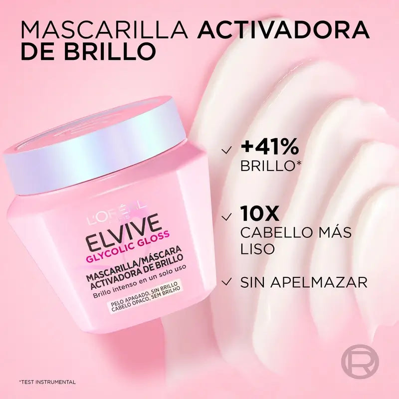 L'Oréal Paris Elvive Glykolglanz-Glanzaktivierende Maske, 310 ml