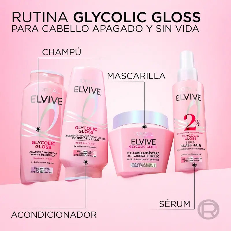 L'Oréal Paris Elvive Glykolglanz-Glanzaktivierende Maske, 310 ml
