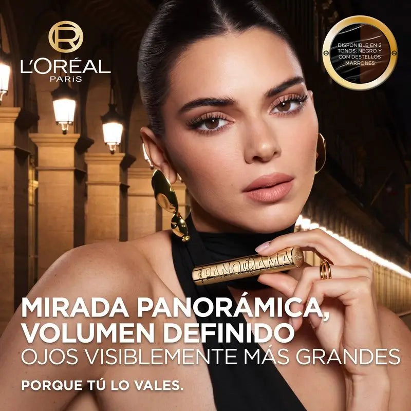 L'Oréal Paris Panorama Brown Mascara mit ultra-flexibler, volumengebender Formel