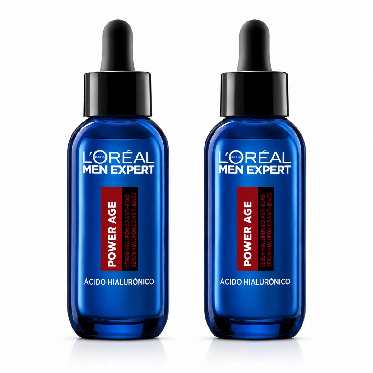 L'Oréal Paris Men Expert Power Age Serum: Anti-Ageing mit Hyaluronsäure, faltenreduzierend , Packung 2