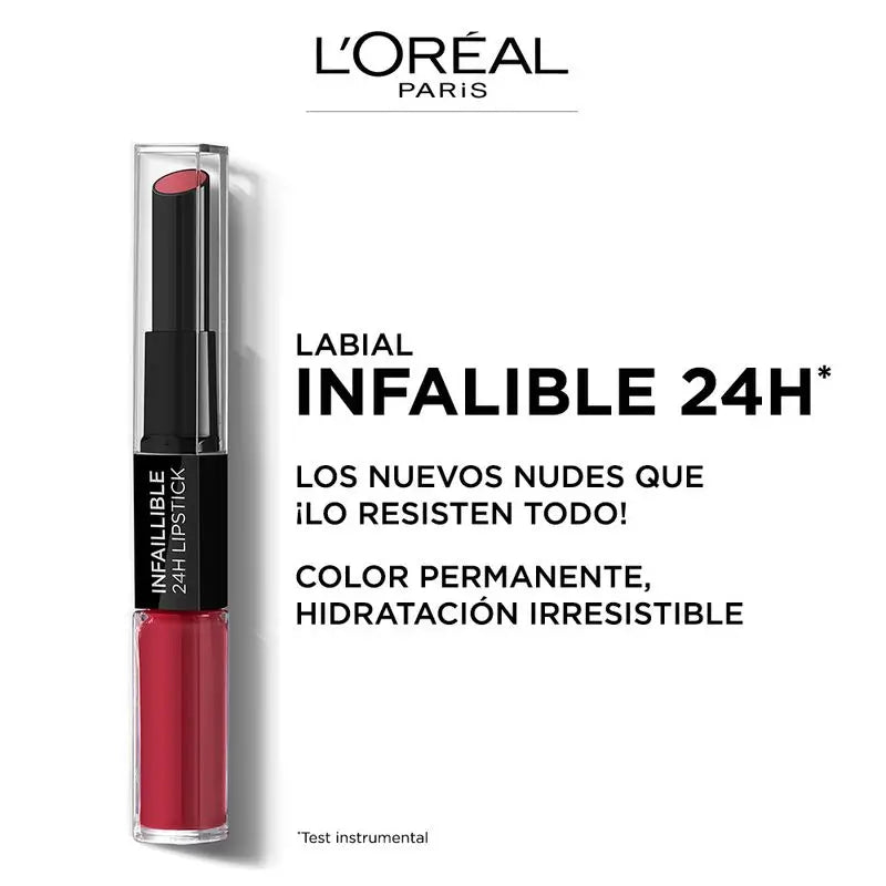 L'Oréal Paris 24H Unfehlbarer permanenter Lippenstift Farbton 804 Metro-Proof Rose