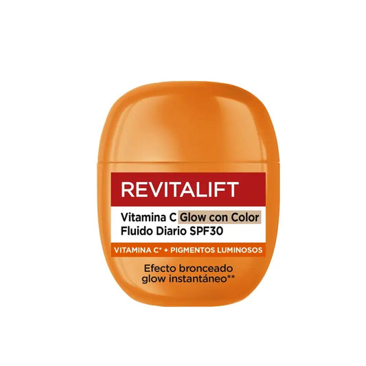 L'Oréal Paris Revitalift Clinical, Vitamin C Glow mit Farbe tägliches Fluid Spf30, 40Ml