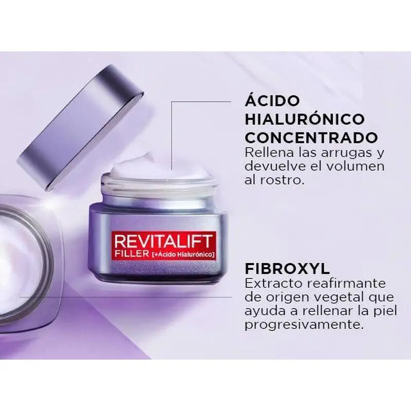 L'Oréal Paris Revitalift Filler Tagescreme [Mit Hyaluronsäure] - 50Ml