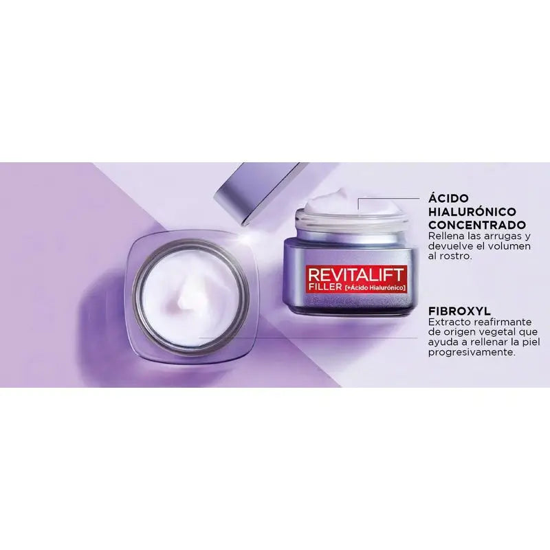 L'Oréal Paris Revitalift Filler Tagescreme [Mit Hyaluronsäure] - 50Ml