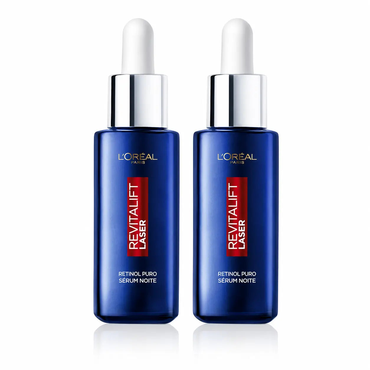L'Oréal Paris Revitalift Laser Night Serum Reines Retinol Tiefe Falten , Packung 2