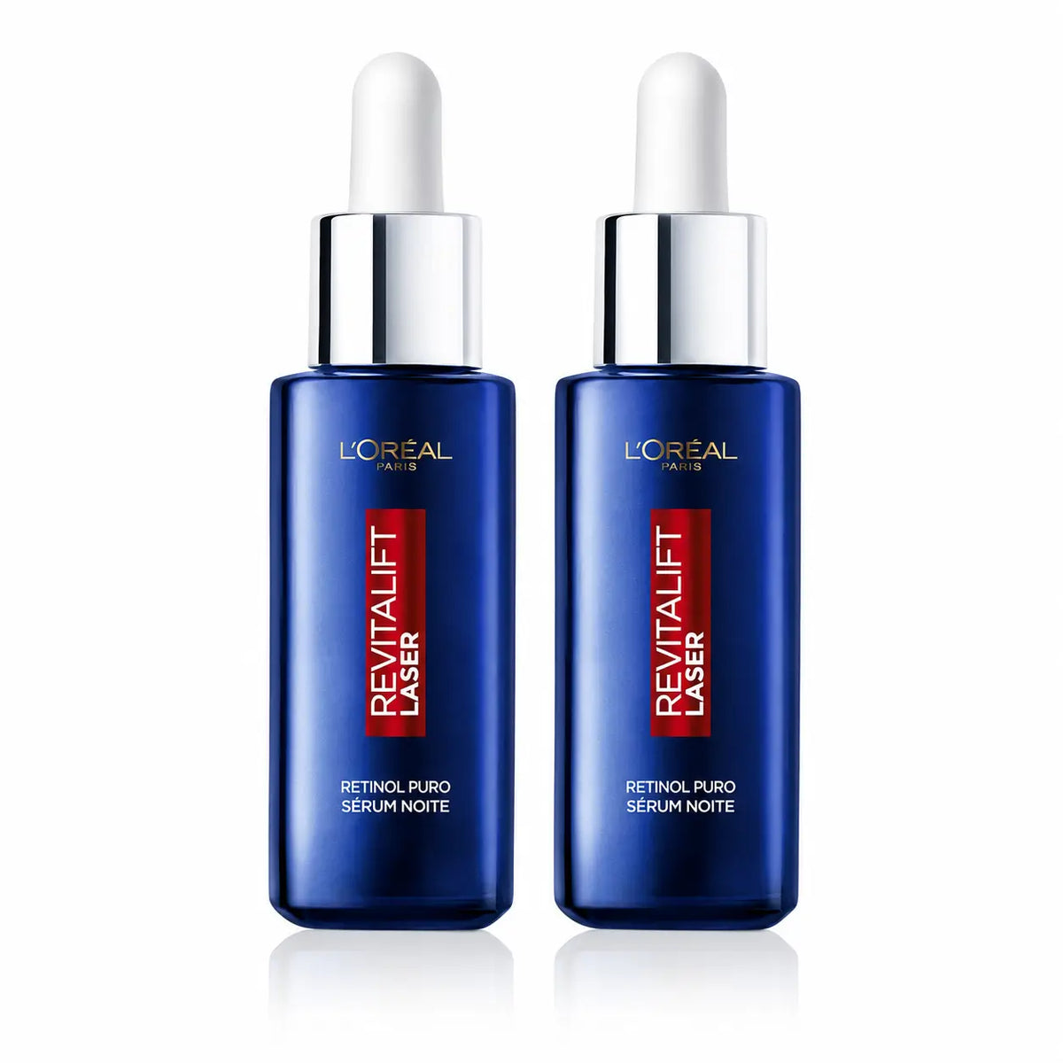 L'Oréal Paris Revitalift Laser Night Serum Reines Retinol Tiefe Falten , Packung 2