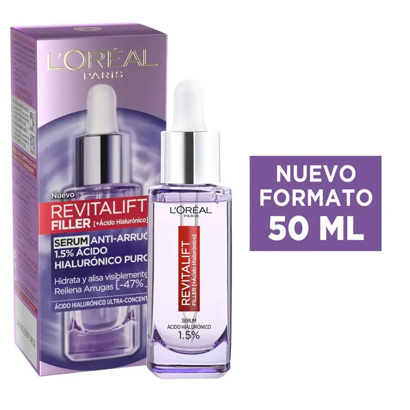 L'Oréal Paris Anti-Ageing Serum Revitalift Filler (+Pure Hyaluronsäure) 50Ml